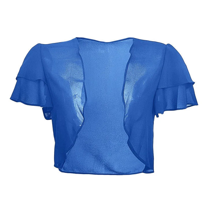 2025 Europe and the United States new women's blouse solid color short-sleeved cardigan thin chiffon shawl all match women's wea